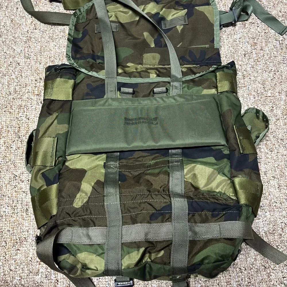 US Army Alice Rucksack Combat Field Pack Medium Woodland Camouflage- 17H, 12x6